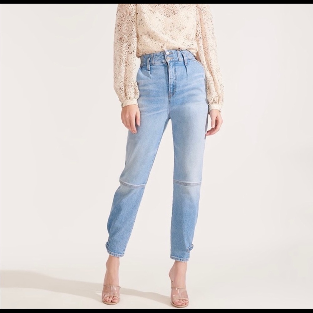 Veronica Beard Monika High Waist Tapered Jean
